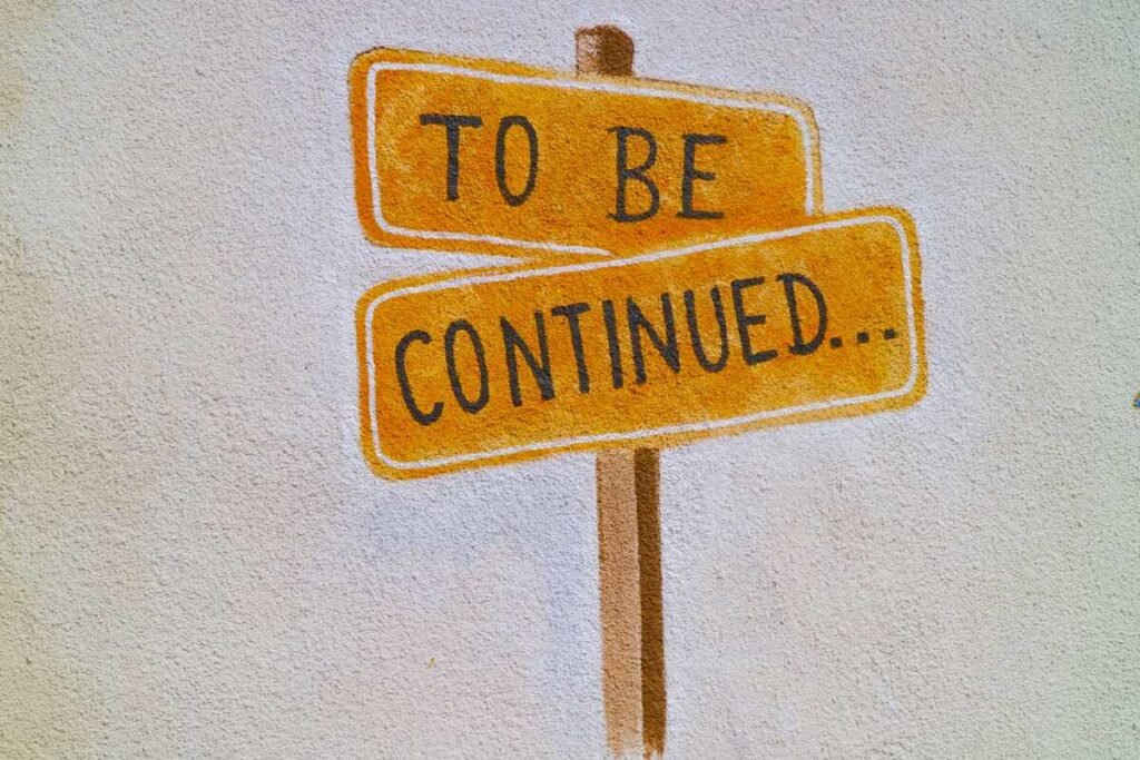 To be continued on a board