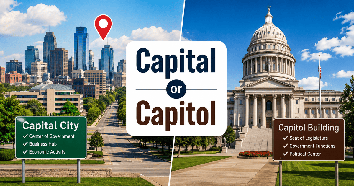 Capital or Capitol