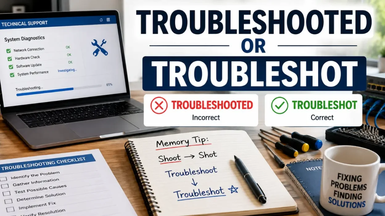 Troubleshooted Or Troubleshot
