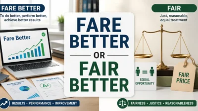 Fare Better Or Fair Better