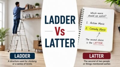 Ladder Vs Latter