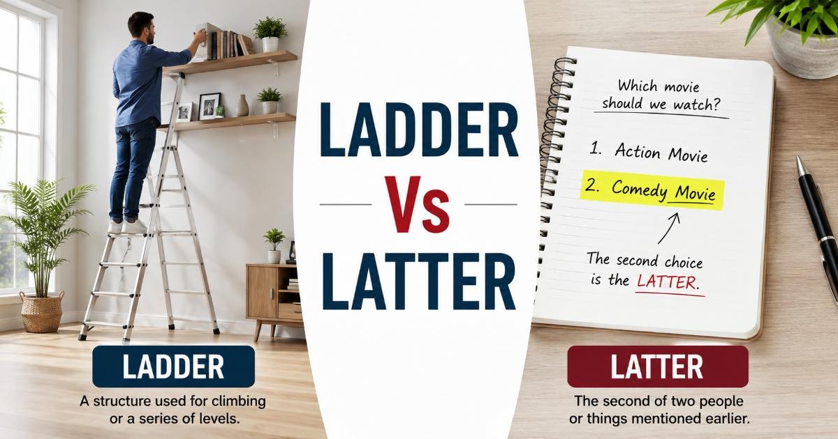 Ladder Vs Latter