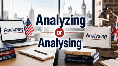Blog Image 1 Size: 1200 × 800 px Prompt: Analyzing Or Analysing