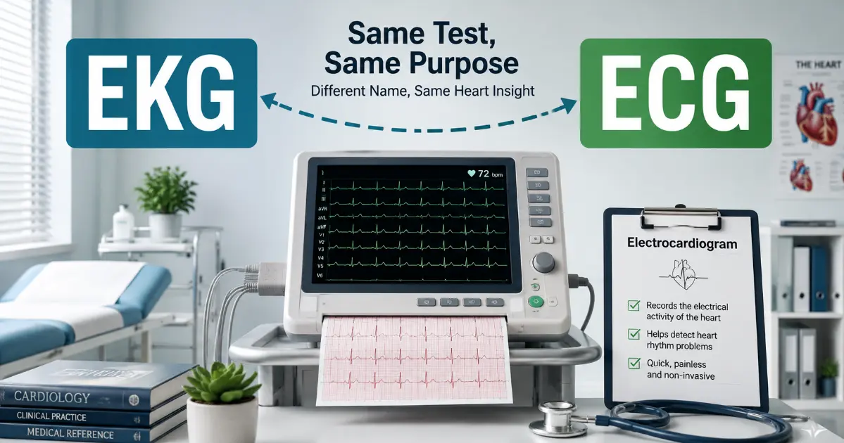EKG Vs ECG