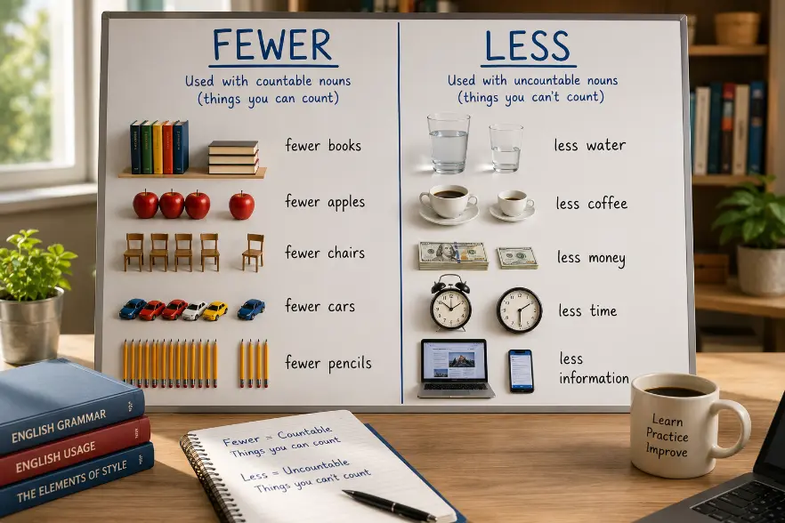 Fewer Meaning And How To Use It