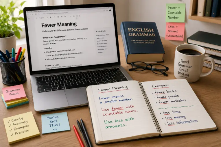 Fewer Meaning And How To Use It