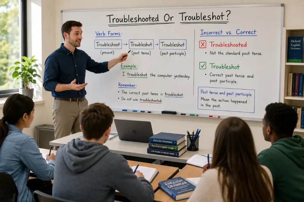 Troubleshooted Or Troubleshot
