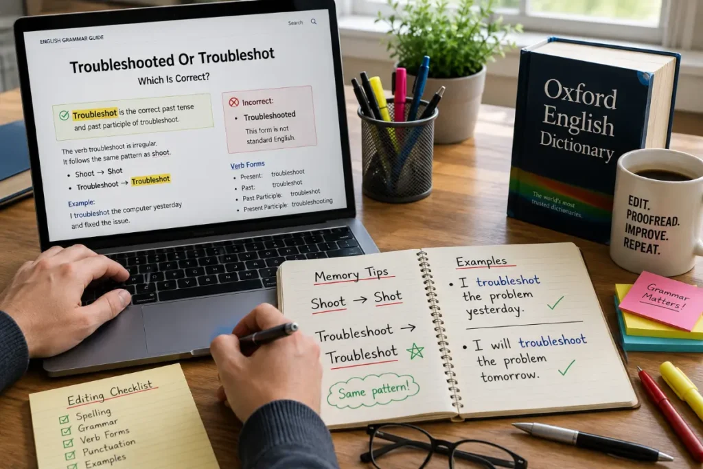 Troubleshooted Or Troubleshot