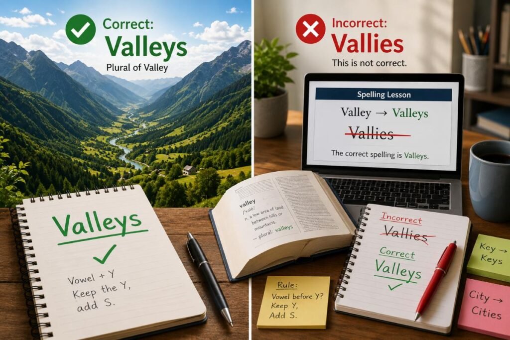 Vallies Or Valleys