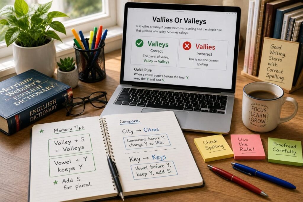 Vallies Or Valleys