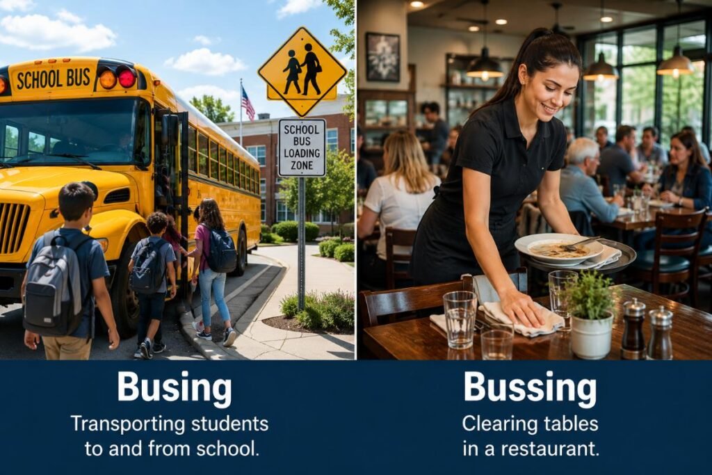 Busing Or Bussing