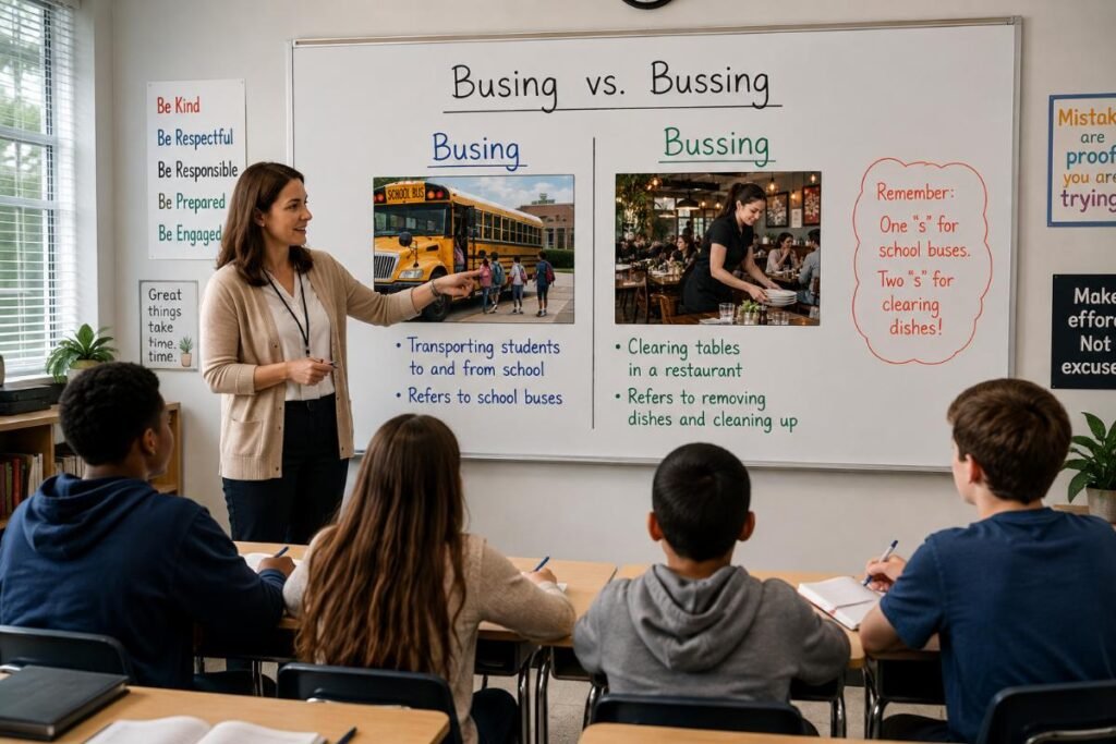 Busing Or Bussing