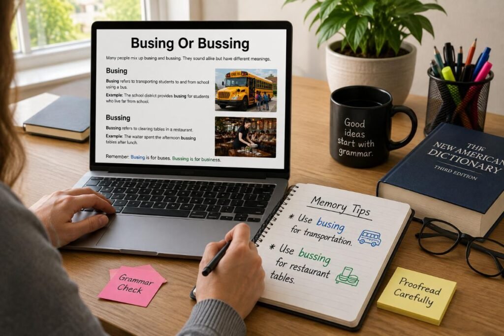 Busing Or Bussing