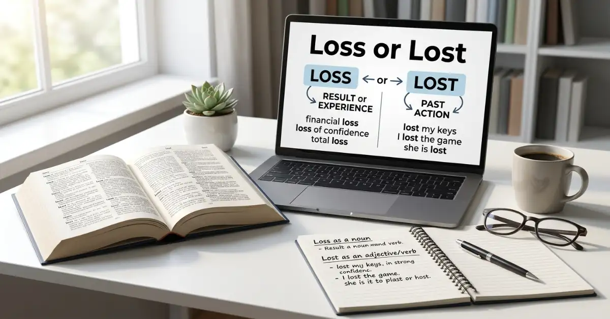 Loss or Lost Which Word Is Correct