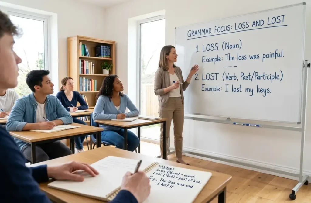 Loss or Lost Which Word Is Correct