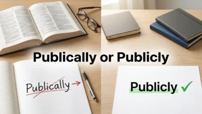 Publically or Publicly Which Is Correct?