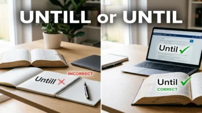 Untill or Until Which Is Correct