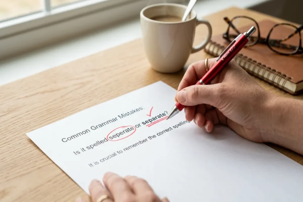 Seperate or Separate: How to Spell It Right