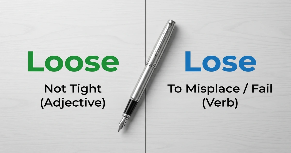 Loose or Lose? Here is the Correct Spelling and Usage