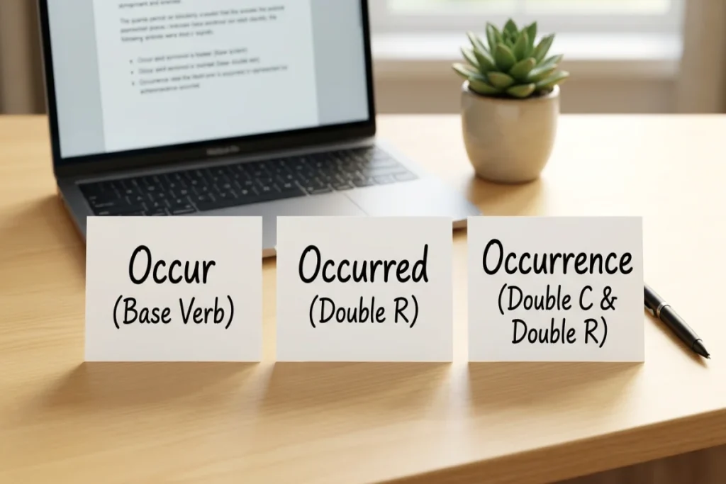 Occured or Occurred? Here is the Correct Spelling
