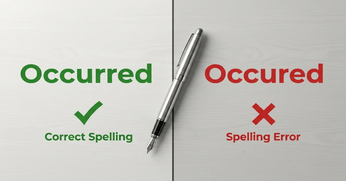 Occured or Occurred? Here is the Correct Spelling