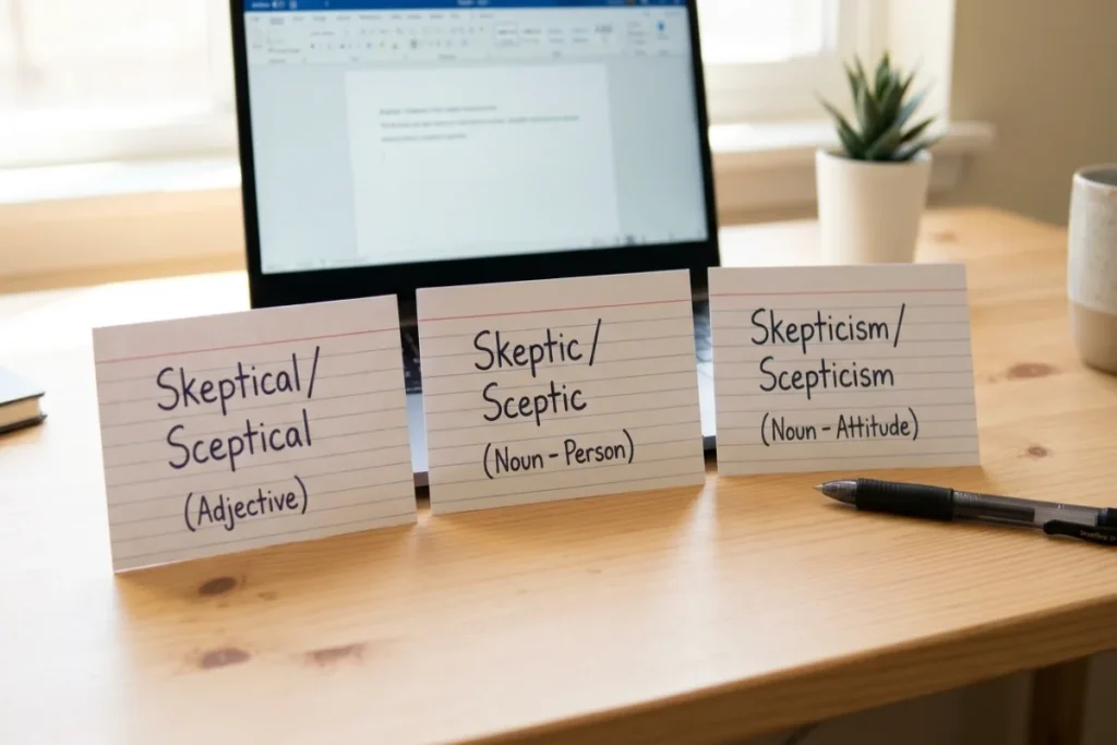 Skeptical vs Sceptical? Here is the Difference in Usage