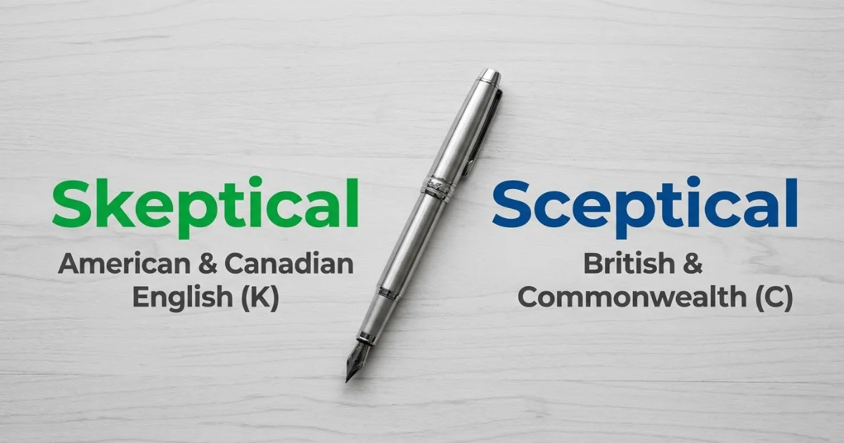 Skeptical vs Sceptical? Here is the Difference in Usage